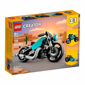 Kit De Construcción Creator 3 en1 Moto Clásica 31135 3+ Cantidad de piezas 128 LEGO