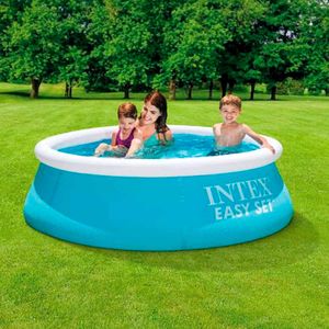 Piscina Redonda con Aro Inflable Easy Set 183cm x 51cm Azul