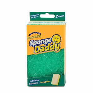 ESPONJA SPONGE DADDY 2 PIEZAS ( DOBLE CARA)