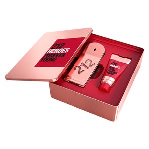 SET 212 HEROES FOR HER SET EDP 80ML+BL 100ML FEMENINO