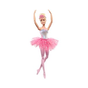 Barbie Bailarina Luces Brillantes Tutú Rosa Mattel