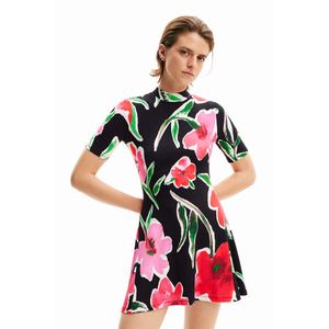 Vestido Desigual Manga Corta