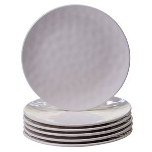 PLATO DE ENSALADA MELAMINA HEAVY WEIGHT 9" LISO CREMA