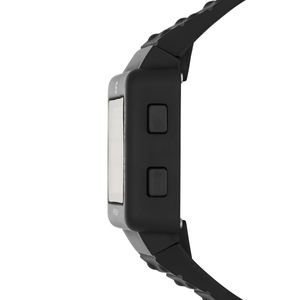 Reloj Caballero Moda Plástico Color Negro Marca Skechers