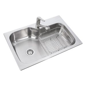 Paquete Teka DM 33.22 1C 978 Tekaway Tarja + Monomando + Tabla de Picar 3 Pzas