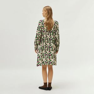 VESTIDO CASUAL CORTO MANGA LARGA