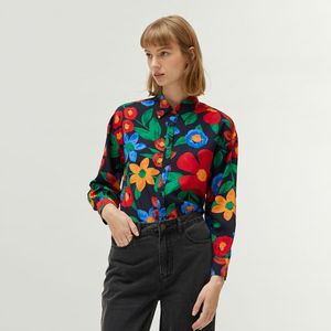 BLUSA CAMISERA CASUAL MANGA LARGA