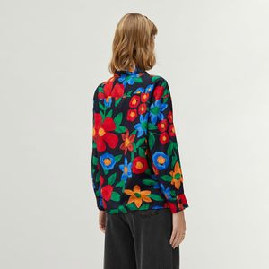 BLUSA CAMISERA CASUAL MANGA LARGA