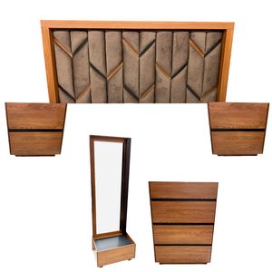 Recámara Maova Beluga King Size Combinado