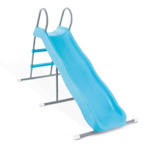 Tobogán Infantil Azul Intex 1.96m x 84cm x 1.19m para Niños de 3 a 10 Años