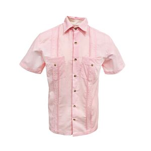 Guayamisa Manga Corta Con Bolsas Rosa