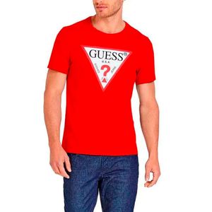 Playera de Cuello Redondo y Manga Corta Guess Para Caballero