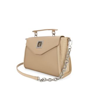 Bolsa Briefcase Cloe Tipo Sobre Beige