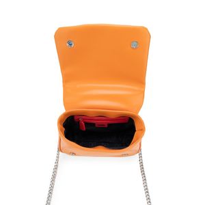 Bolsa Crossbody Cloe Asa de Cadena  Chico Naranja