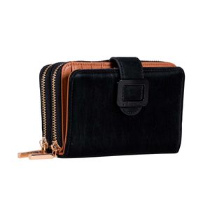 Cartera Crabtree con Doble Cierre