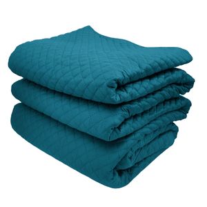 Edredón Cubrecama Essens Casa Classic Matrimonial/Queen Size Verde Agua