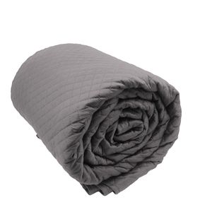 Edredón Cubrecama Essens Casa Classic King Size Gris Obscuro