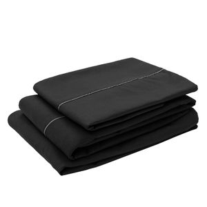 Sábanas Rogga Royal Touch King Size Negro