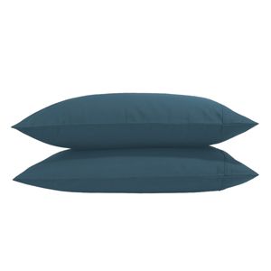 Juego Fundas Almohada (Pillowcase) Classic Std Verde Agua (Teal)