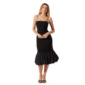 Vestido Casual ASTR Midi Sin Manga