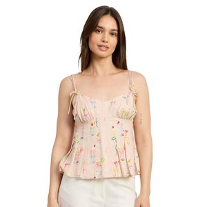 Blusa Casual Sin Manga