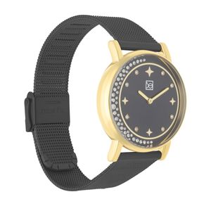 Reloj Cloe de Acero Modelo Oe2552-Bk Para Dama