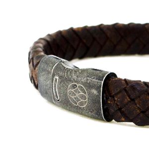 Pulsera Castellamare Modelo 2010060744 Color Café  Para Caballero