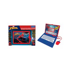 Computadora Portátil Bilingüe Spiderman 124 Actividades En Inglés Y Español