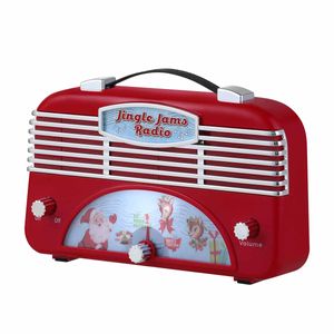 Radio Jingle Jams Rojo Navidad 10 Pulgadas