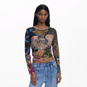 Blusa Casual Manga Larga