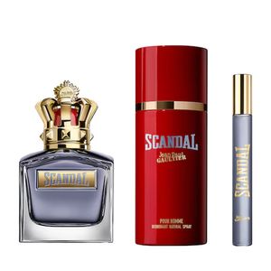 Set Jean Paul Gaultier Scandal Pour Homme EDT + Travel Spray + Desodorante