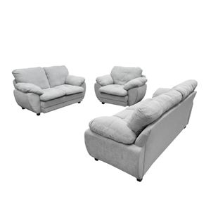Sala Samar 3-2-1 Modelo Concherto Gris