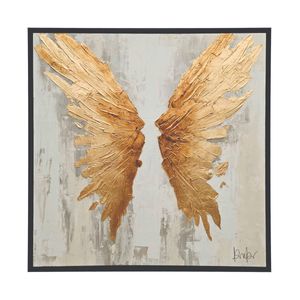 Cuadro Celeste (Alas) 140X140cm