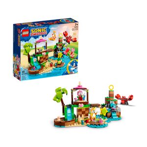 Lego Isla De Rescate De Animales De Amy Sonic 388 Piezas