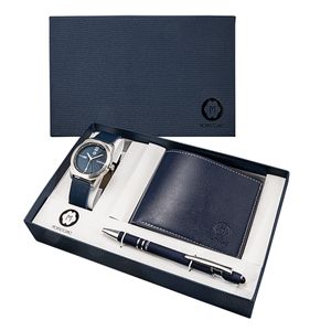 Paquete Reloj, Cartera Y Pluma Montescano Setm002A Para Caballero