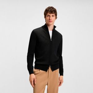 Suéter Abierto 50543153 Negro Boss Para Caballero
