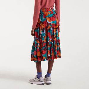 Falda Compañía Fantástica Midi Crepé Ligero