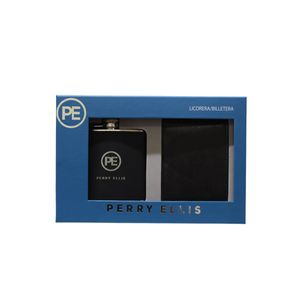 Paquete Cartera Y Licorera Perry Ellis L49-9050-0