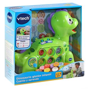 Dinosaurio Glotón Infantil Cuenta Y Aprende Vtech