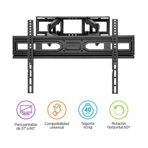 Soporte Para Tv De 37" a 80" Pulgadas Con Brazo Móvil Extensible