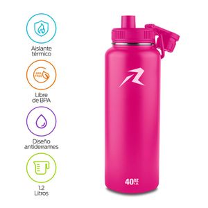 Redlemon Termo Botella Agua Fría Caliente Inoxidable 1.2 L