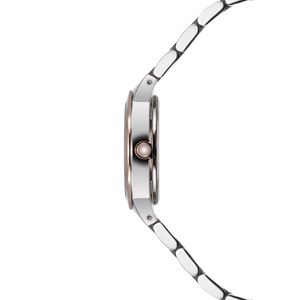 Reloj Dama Moda Acero Modelo Ttrgd3519 Color Combinado Marca Montescano