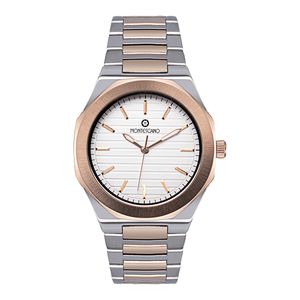 Reloj Caballero Moda Acero Modelo Tasrc3520 Color Combinado Marca Montescano