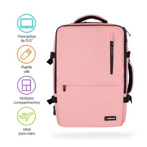 Mochila Para Laptop Antirrobo Extra Grande Puerto USB