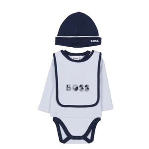 Set Boss Pañalero + Babero + Gorro