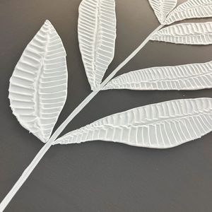 Cuadro Hojas II - Base Pintura Acrílica Técnica Mixta Medida 60X90cm