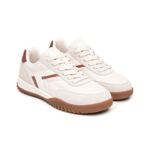 Tenis Flexi Retro Actual Dama138501 Beige