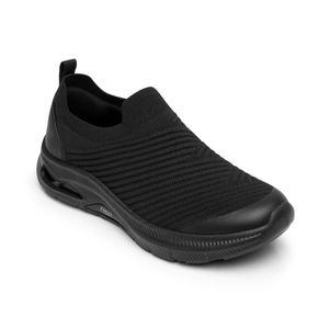 Tenis Flexi Tejido Slip On Dama 135203 Negro
