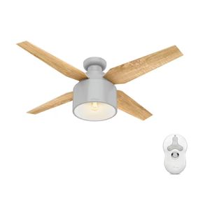 Ventilador De Techo Hunter Cranbrook 52 Pulgadas Gris Medio
