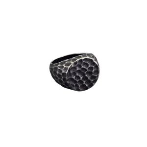 Anillo Modelo Fcpa002-11 Color Gunmetal Marca Flat Capsa